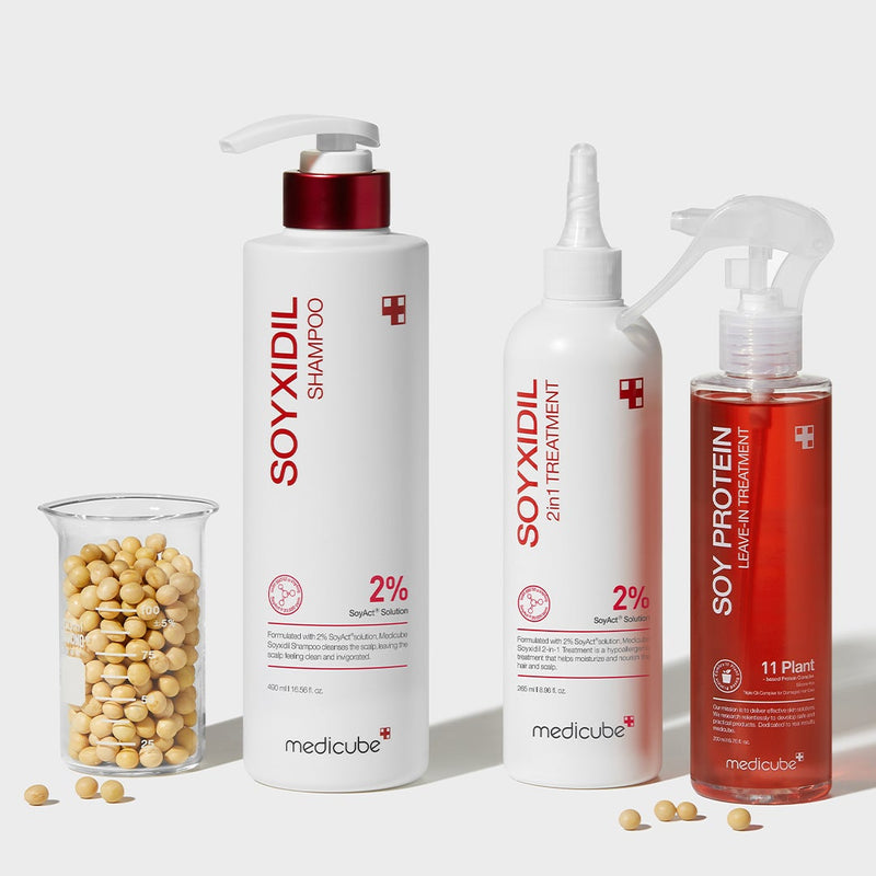 [Soy Protein] Scalp & Hair Nourishment Set