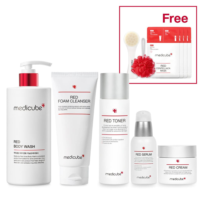 Red Line Total Care SET (Face & Body) - medicube.us