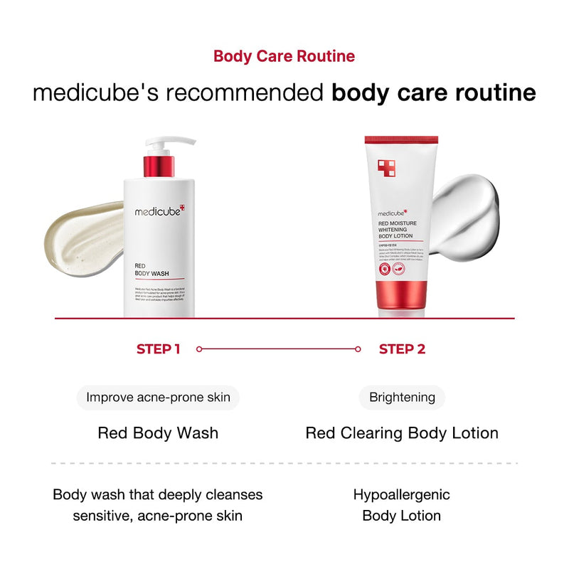 Red Clearing Body Lotion - MEDICUBE US