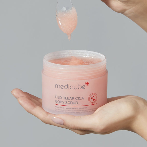 [Pre-order] Red Clear Cica Body Scrub - MEDICUBE US